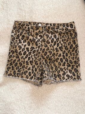 Gap Girls Size 12 Animal Print High Rise Shorts